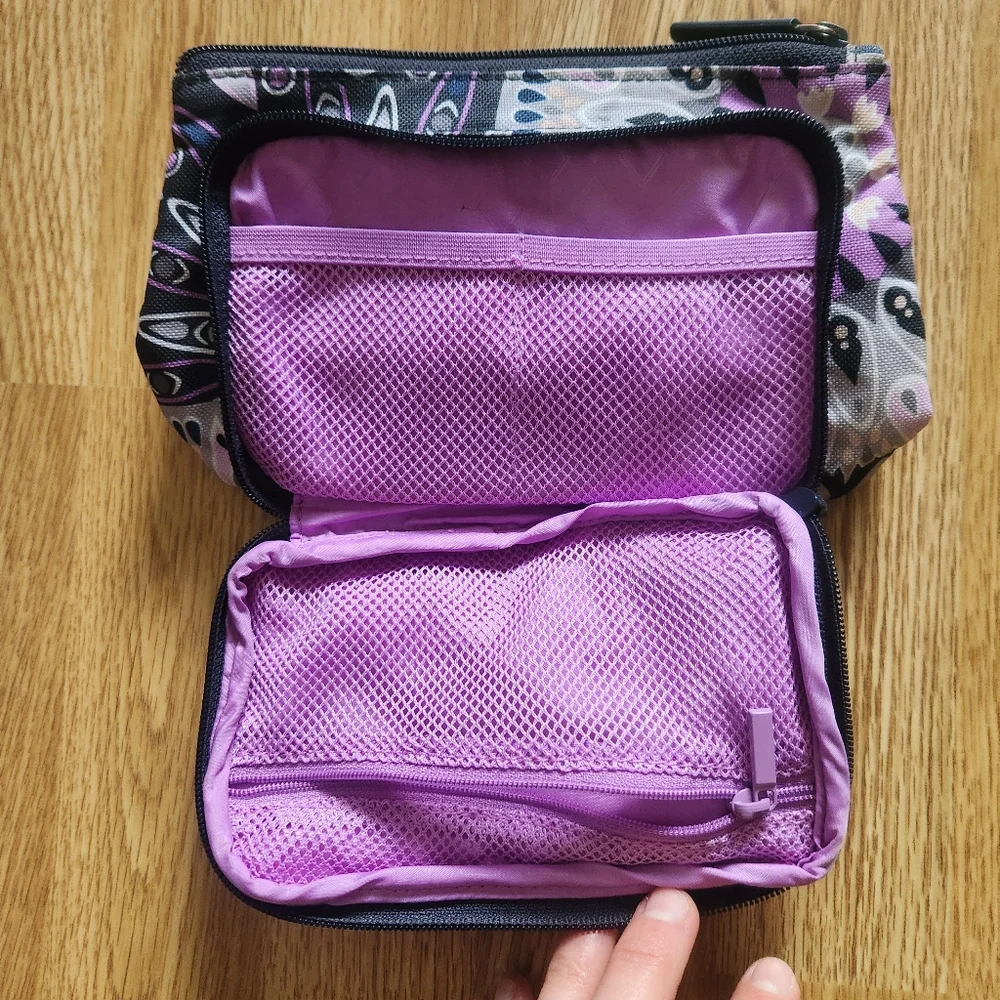 Vera Bradley Women's Floral Cosmetic Bag/Pencil Bag - Picture 5 of 7